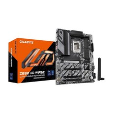 GIGABYTE Z890 UD WIFI6E 인텔 코어 울트라 (시리즈 2) LGA 1851 마더보드 ATX DDR5 3X M.2 PCIe 5.0 전면 USB Type-