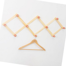 벽걸이 행거 원목 모자 가방 벽행거 벽면 나무 옷걸이, 옷걸이자바라 대