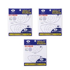 高爾夫球桿桿面貼紙擊球貼紙1組3包，保護球桿，提升擊球準確性, 1木*2+球道木*1, 1套