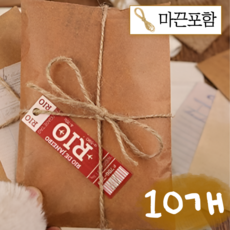 빈티지 크래프트 종이 봉투 SET 포장지 편지지 [16*11cm 미니 지 선물 포장 페이퍼백 편지 서류 엽서 크라프트지 무지 크라프트 크래프트지 템], 1팩, 편지지10개+마끈3개