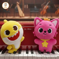 핑크퐁 아기상어 키링 3종 베베핀 공식라이선스 정품 돌베이커리