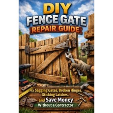 (영문도서)DIY Fence Gate Repair Guide: Fix Sagging Gates Broken Hinges Sticking Latches ... Paperback, Independently Published, English, 9798244424645
