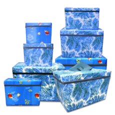 리빙플랜 대형 스티로폼아이스박스 업소용, 물고기, 29L