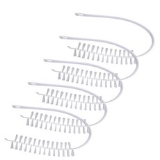 네스팅홈 틈새 세탁기 청소솔 브러쉬, 화이트, 5개