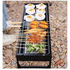 야외 접이식 미니 바비큐 그릴, 2개