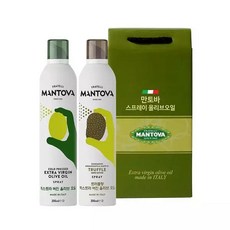 만토바 올리브오일 스프레이 오리지널 200ml + 트러플 200ml 선물세트, 1세트