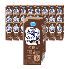 동원 덴마크 소화가 잘되는 초코 우유, 190ml, 24개