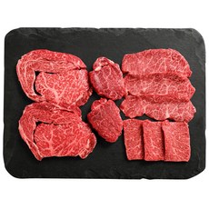 마장동한우 1++ no9 투뿔한우 구이용 한우선물세트 1.2 kg 더리치가든 풍원축산, 클래식바구니, 가든세트 1kg