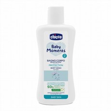 Chicco 寶貝嬰兒植萃泡泡浴露 200ml 洗髮沐浴露 溫和不流淚配方 洗髮乳 沐浴露 3037, 1個, 泡泡浴露 / 8326