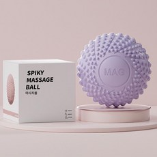 리온 발마사지볼 셀프 롤링 맛사지 지압볼 마사지 허리, 퍼플 싱글 6 . 5cm, 기본 모델명/품번