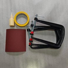 기타 브릿지 수리도구 클랩프 집게 클램프 피스 풀러 통기타 클래식 오프닝 클래식 민요 오르간 수리 범용 세트 1세트, 클래식 포크 수리 세트 × 1개