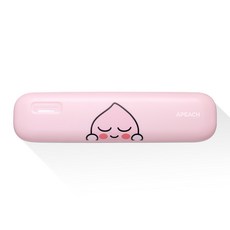 카카오프렌즈 UV램프 칫솔살균기 어피치(핑크), 단품