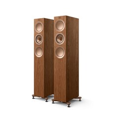 KEF R5 Meta 落地喇叭/揚聲器 台灣公司貨, 核桃木