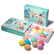 艾草生薑紅花海鹽泡腳球足浴系列，舒緩疲勞、改善循環, 混裝精油足浴球15g*12顆/盒,植物精油足浴球2盒【24顆】 × 24個