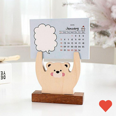 플래너 우드 캘린더 1p 달력