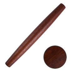 옻칠 나무 밀대 베이킹 반죽 방망이 29.5cm, 1개