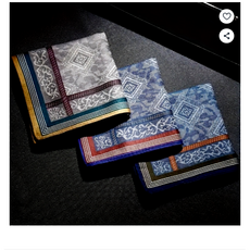 세련되고 고급진 남자 순면 손수건 3종 세트