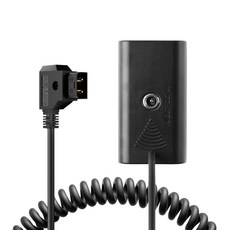 앨빈스 케이블 TAP 닌자 아토모스 배터리 전원 TO 스몰HD 코일 시노비 더미 NP, Coiled Cable with DC output
