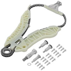 BDFHYK 1.6L L4 엔진용 텐셔너가 있는 엔진 타이밍 체인 키트 현대 액센트 엘란트라 GT 코나 소나타 투손 벨로스터와 호환 기아 포르테 쿠프 옵티마 포르테5 리오, 1.6L L4-30PCS