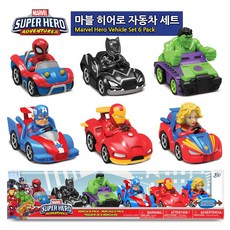 마블 히어로 자동차세트 6p, 1개