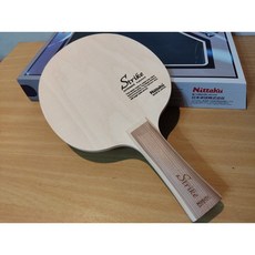 Nittaku Strike 日本製造 純木五夾 桌球拍, 1個