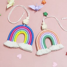 무지개 모빌 소