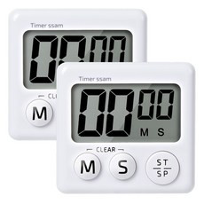 定時器老師自動斷電大數字大螢幕烹飪定時器, 2個