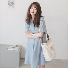 반팔 임산부 셔츠 원피스 빅사이즈 루즈핏 여름 frs+oDQnnb