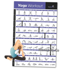 요가상의 요가 자세모음표 안내도 포스터 요가도구 밴드 기구, 본상품