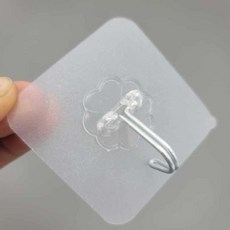 무타공 후크걸이 부착식 벽후크 다용도 벽걸이후크 소품걸이 욕실걸이, 1개, 상세페이지 참조