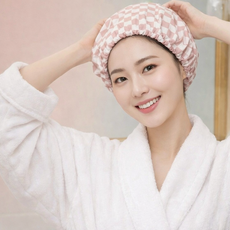 만듬 프리미엄 방수 샤워캡, 1개, 베이지