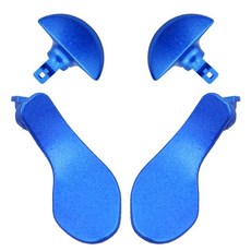 Mingxiong 4PCS Back Paddles for PS5 DualSense Edge Controller Interchangeable Metal Rear Paddles M, 블루