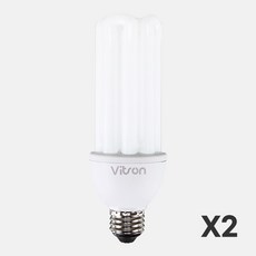 비츠온 EL 삼파장 램프 30W E26, 2개
