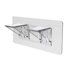 강력한 무타공 부착식 삼각 선반 브라켓 2개입 선반브라켓 선반받침대 선반받침대브라켓 벽브라켓 선반지지대, 2p