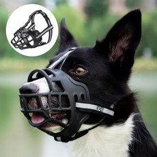 펫트에일 강아지 애견 입마개, 블랙 5호, 1개