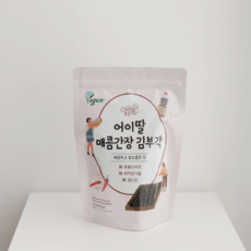 어이딸 작은 매콤간장김부각 찹쌀 남원 고추 비건 맥주안주, 2개, 50g