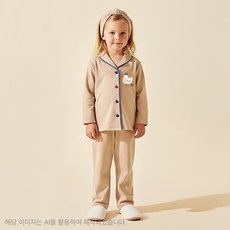 [앙떼떼] 심플 파자마 세트(110-140) ATJS25W11