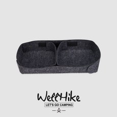 SWS 戶外鐵盒露營咖啡釣魚午餐盒 附蓋 釣具收納盒, 毛氈