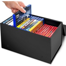 프로텍트호비 블루레이 비디오 홀더 게임 보관함 스토어 20 케이스 DVD 및 미디어 보관 정리함 호환