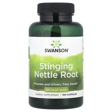 Swanson 쐐기풀 뿌리 500mg 캡슐 100정, Swanson 쐐기풀 뿌리 500mg ..., 1개, 100 CAPSULES