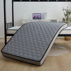 매트리스 라텍스 토퍼 메모리폼 바닥 거실 자취 깔개, 1cm, 니트 그레이 6cm