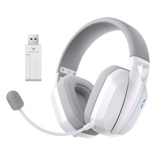 벤트론스 무선 게이밍 헤드셋 2.4G C타입 7.1가상채널 PC PS 게임 블루투스, 화이트, CT780 LITE