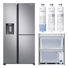 삼성 정품 HAF-CIN3/DOM RS80A5120M9 RS80T5190B4 RS80T5190SL RS80B5190B4 양문형 냉장고 정수 필터, 1개