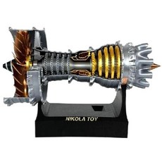 항공기 엔진 키트 전투기 항공 터보팬 장식품, B. 24x12x10cm