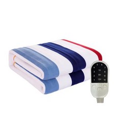 條紋款電熱毯 110V, 定時款150*70cm