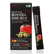 비타루트 유기농 엑스트라버진 올리브오일 토마토 듀얼 올토샷 스틱 20ml 10포, 1박스, 200g