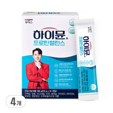 일동후디스 하이뮨 산양유 프로틴 밸런스, 190g, 4개