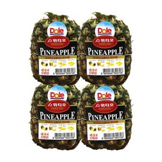 Dole 스위티오 잎뗀 파인애플 4입, 680g, 4개