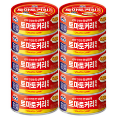 사조 토마토커리 참치 / 참치캔 통조림, 10개, 100g