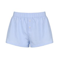 簡約藍色條紋沙灘短褲